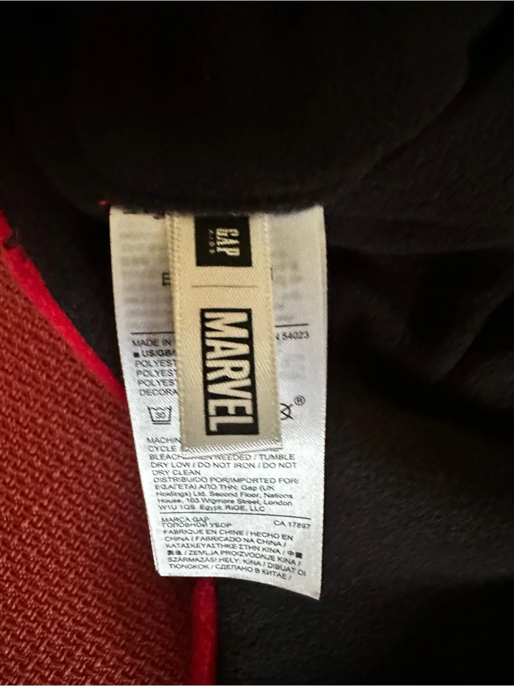 GAP kids marvel